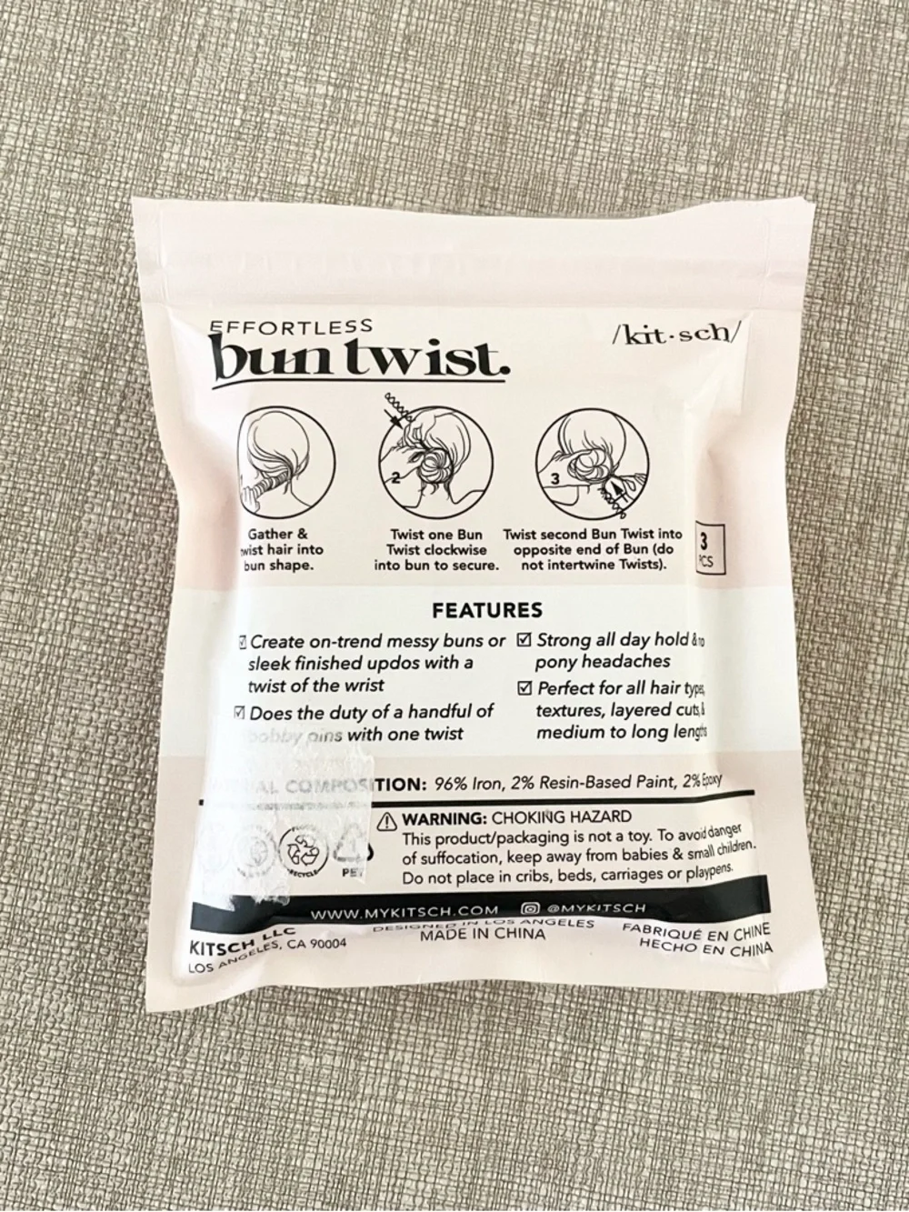 NIB Kitsch Bun Twists